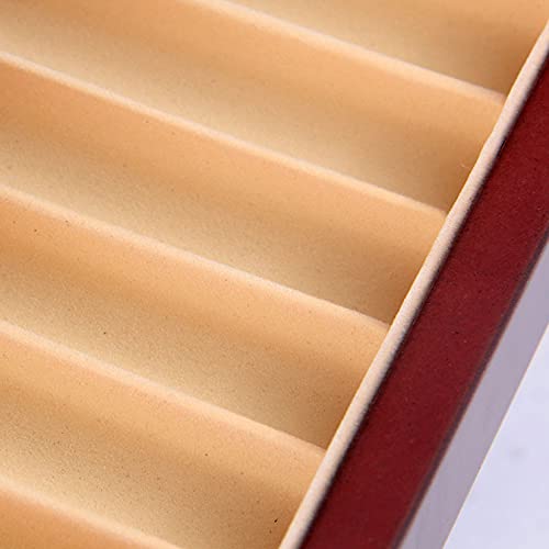 Hxsd Pen Display Box 7 Layers 78 Slots Fountain Pen Wood Organizer Case, Pens Display Case Storage Box With Drawer & Glass Window #TOP3