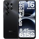 DOOGEESmart Note 56X Smartphone Android 16, 6150mAh, 24GB + 64GB/2TB TF, 6.56" HD+ 90Hz IPS, 4G Telefono Cellular offerta Smartphone, 8.45 mm Ultrasottile, 8MP+5MP/Dual SIM/Octa Core/Face ID/GPS, Nero