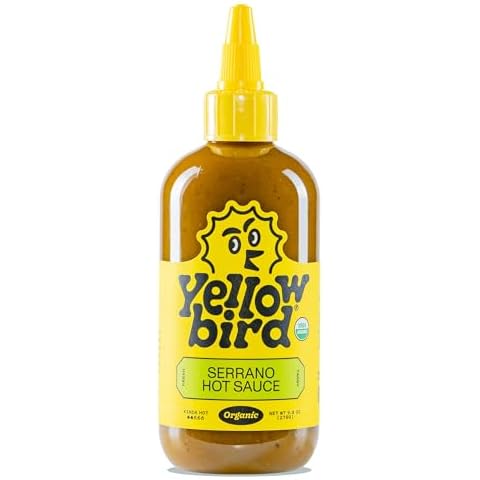 Yellowbird Organic Serrano Hot Sauce Cover