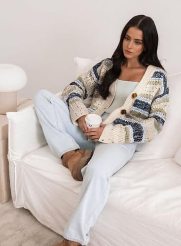 Dokotoo Women's 2025 Fashion Casual Open Front Long Sleeve Hollow Out Crochet Knit Cardigans Sweaters Boho Outerwear Coats3