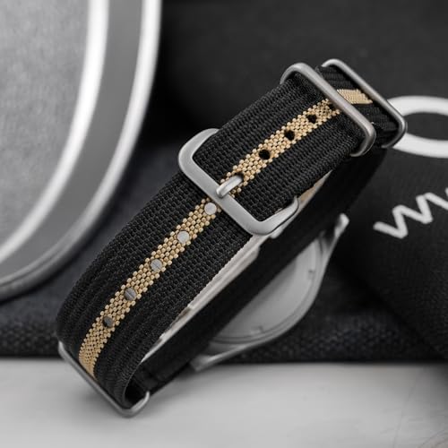 Image of Militado VH31 Quartz Watch, ML07 Field Watch 36mm Military Mens Watches C3 Green Luminous Unisex Wristwatch 10 ATM Waterproof