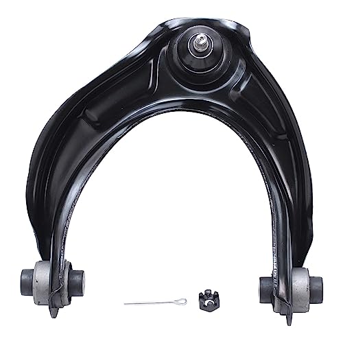 Image of Detroit Axle - Front Steering Knuckles & Wheel Hub Bearings Upper Control Arms Replacement for Honda Accord Acura TSX - 4pc Set