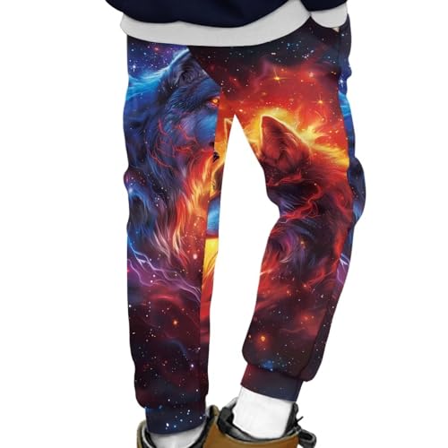 Cozeyat Youth Kids Sweatpants Casual Ankle Length Sports Pants,Pull On Loose Athletic Train Active Jogger for 4-15 T