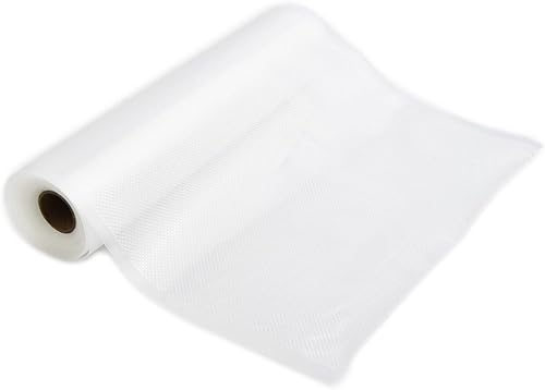 Miniatura 2 de Rollo de bolsas selladoras al vacío para alimentos, plástico PA+PE en relieve para máquinas ahorradoras de alimentos, compatible con refrigeración y