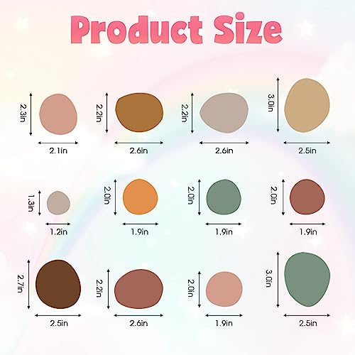 Irregular Polka Dots Boho Wall Stickers - Playroom Wall Decals, Kids Wall Decal, Nursery Wall Decals (Wall Deco Dot) #TOP1