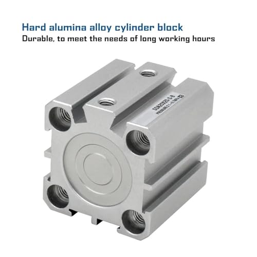 Vérin pneumatique SDA50 compact pour éviter les pannes de poussée