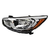 AutoModed Aftermarket Halogen Headlamp Headlight Assembly without Projector Beam Replaces 92101-1R710 921011R710 HY2502192 Compatible with 2015 2016 2017 Accent | Left Driver Side 1pc