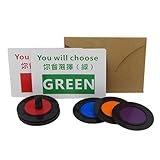 Exporteur zur Farbvorhersage, Exporteur zur Vorhersage von mentalen Farben | Wiederverwendbar zum Spaß - Illusions Mentalism Props Princ-Make-up