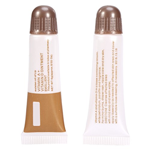 Ungüento de Vitamina AD, Ungüento A&D, Tubo de Ungüento de Vitamina A y D de Fougera, Juego de 10 Piezas para el Cuidado Posterior del Tatuaje, Maquillaje Permanente, Reparación