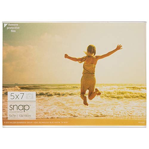 Snap 7X5 Clear Acrylic Self Standing Photo Frame, Set Of 12 #TOP1
