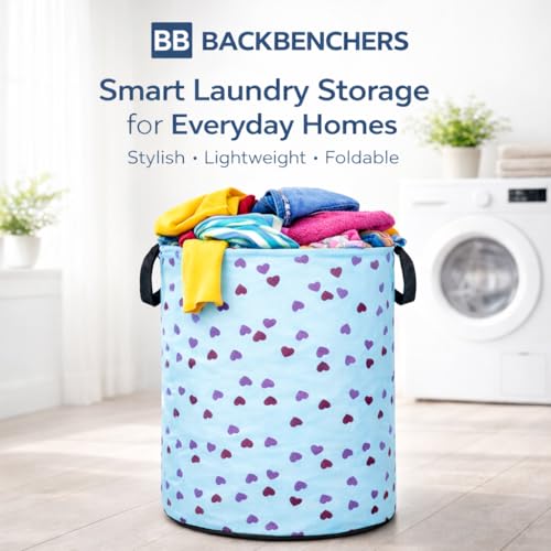 Image of Laundry Bag /Laundry Basket /Clothes Storage Box /Storage Basket /Storage Bag, 48L (Blue-3)