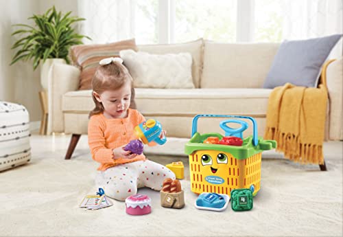 Leapfrog Count-Along Basket & Scanner, Roleplay Toy for Children, Interactive Learning Toy for Pretend Play, Play Set with Food, Shapes and Colours, Imaginative Play for Kids Aged 2 Years +