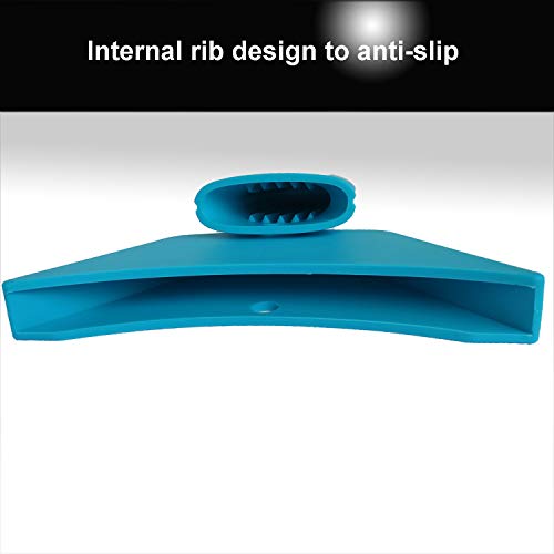 Zifoudvs Silicone Hot Handle Holder, Potholder (4 Pack) For Cast Iron Skillets, Pans, Frying Pans & Griddles, Metal And Aluminum Cookware Handles - Sleeve Grip, Handle Cover (Blue) #TOP1