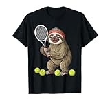 Lustiges Faultier Tennis Spruch Geschenk Idee