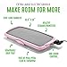 GreenLife 20” Extra Large Electric Griddle, Non-Toxic PFAS-Free Ceramic Nonstick, Temperature Control, Quick Even Heating, Removable Drip Tray, Pancakes, Eggs, Sausage, Easy Clean, Pink