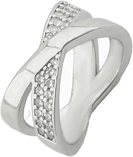 خاتم دهب صيني حريمي فصوص زيركون عالي الجوده - كل المناسبات لا يسبب الحساسيه يصدأ وضد تغيير اللون - سواريه