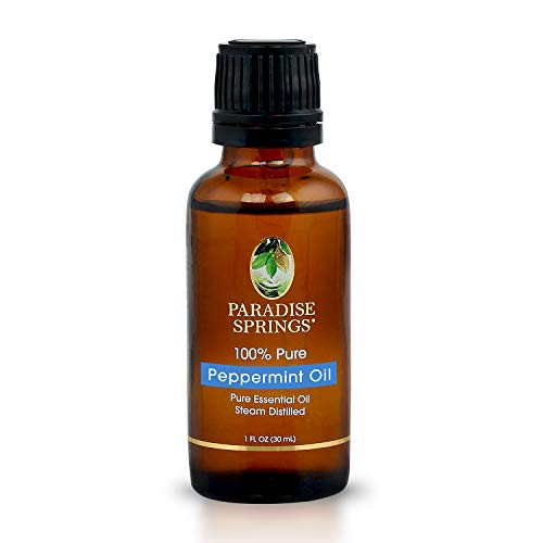 Paradise Springs 100% Pure Essential Oil - Wildcrafted Peppermint Oil - 1 oz (30 mL)