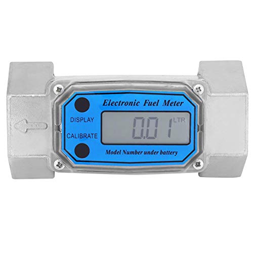 Medidor de flujo de combustible diésel digital NPT de 1.5 pulgadas para tanques de 120L/min