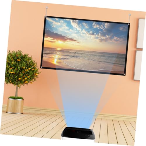Pantalla de proyección para proyector portátil Angoily de interior y exterior 5