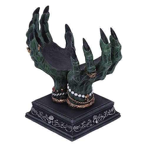 Nemesis Now Beyond The Grave Crystal Ball Holder 15cm, Resin, Black - Image 2