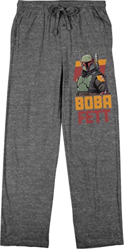 Boba Fett Classic Character Men's Graphite Heather Sleep Pants