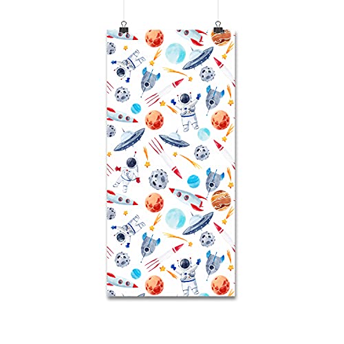 Papier peint astronaute galaxy lavable pour masquer les défauts