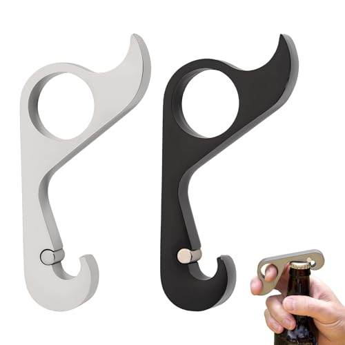 LUMOOM 2 apribottiglie con una sola mano, apribottiglie con una sola mano e apribottiglie, apriscatole per anziani e manici deboli, aiutante per l'artrite multifunzione per mani deboli