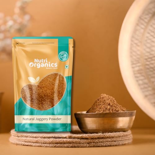 Image of NutriOrganics Jaggery Powder Pouch, 1000 g (Pack of 2)
