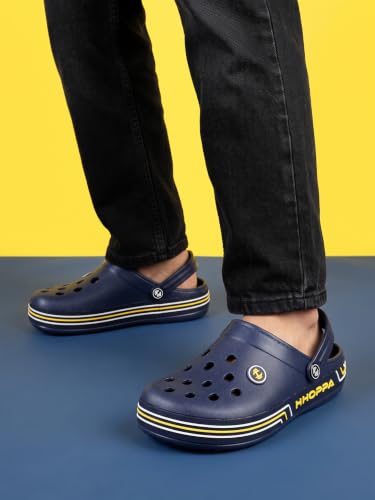 Image of Hoppa Trio Clogs for Men, Extra Soft EVA Moulded Slip-On Clogs | Lightweight, Cushioned, Water-Resistant & Non-Slip | Everyday Casual Footwear