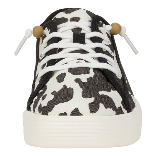 Image of HEYDUDE Women's Cody Crafted Lace Up Platform Sneaker | Machine Washable | Removable Cushioned Foam Insole, Lightweight Materials, Low Maintenance Fabric