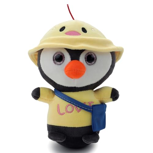 Image of Soft Plush Toy for Kids Stuffed Soft Toy with Cute Hug-Friendly Plush for Babies, Toddlers & Children Safe, Lightweight & Easy to Clean (Yellow Penguin)