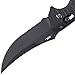 Benchmade - Bedlam 860 Knife, Scimitar Blade, Serrated Edge, Coated Finish, Black Handle