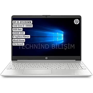 Notebook HP de 15,6 polegadas 2021, processador dual-core Intel Core i3-1005G1, 8 GB DDR4 RAM, 256 GB PCIe NVMe M.2 SSD, Intel UHD Graphics, Wi-Fi, webcam, Windows 10 Home in Mode