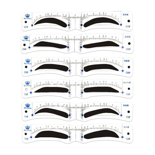 Plantilla Cejas – Silicona 17x3.6cm, Molde Cejas Reutilizable Para Hombres Y Mujeres Principiantes | Herramienta Fácil Para Dar Forma Y Simetría Perfecta, Guía Aseo De
