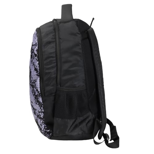 Image of Printed Backpack for School, Office & College | Polyester Turquoise Tuition Case for Adults| Comfortable Bags for Girls & Boys | Carry-On with Bottle Holder Pocket - 2 Main Compartments