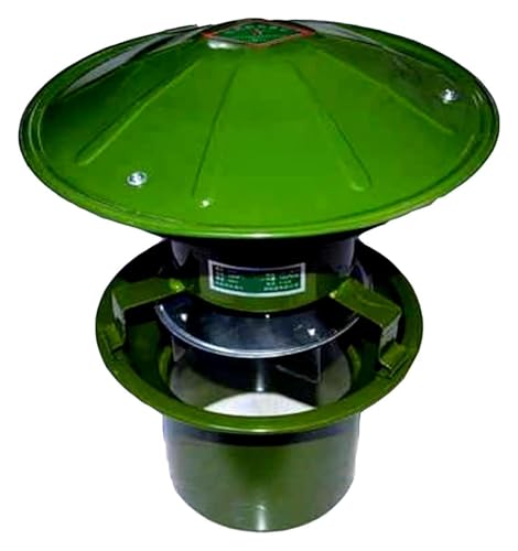 wentylator kominowy, Wentylator wyciągowy kominowy 60 W, ciąg spalinowy do domu, wyciąg dymu(8.5CM)