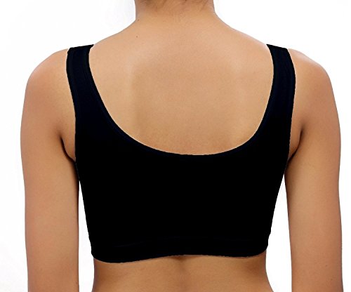 Image of Women's Cotton & Elastane Non Padded Non-Wired Sports Bra
