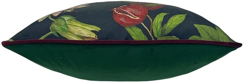 Paoletti Figaro Floral Throw Pillow Cover (43cm x 43cm) (Green)