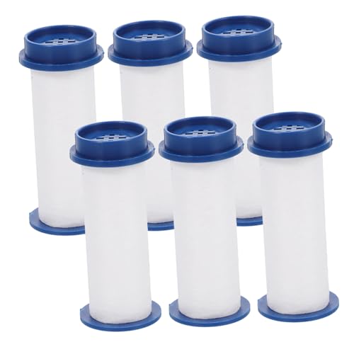 NULYLU 6pcs Filter Replacement for Shower High-performance Filtering Tool for Improved Water Clarity and Purity Easy to Install
