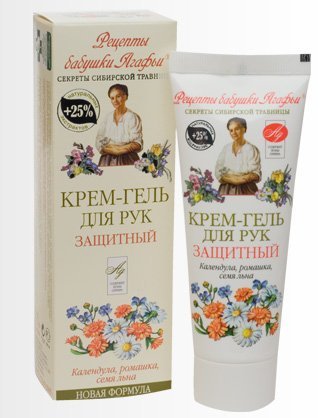 Protective Cream-gel for Hands with Calendula, Chamomile and Flax Seed 75 Ml
