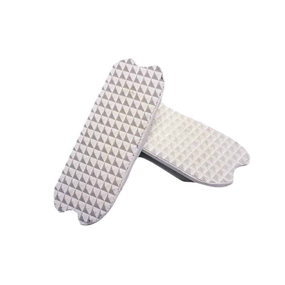 Korsteel Knife Edge Stirrup Treads, White, 4.75"