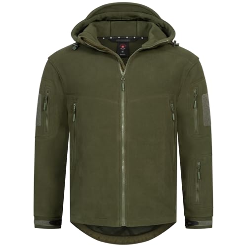 Höhenhorn 42Q14+ZWL4 Biferten Herren Militär Fleecejacke Grün Gr. L