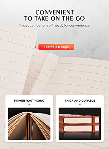 AISBUGUR Pocket Notebook, Small Notebook, Total 320 Pages 2-Pack, 3.7\" x 5.7\" Pocket Notebook (2 Pack, Brown1)