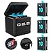 Produktbild NOPWOK Hero 9/10/11/12 Akku 3-Pack 2000mAh und USB Speicher Schnellladegerät voll kompatibel mit Gopro Hero 9 10 11 12 Schwarz Offiziell mit High Speed Micro SD Kartenleser Funktion