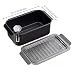 Imagen de Xgdsnly Freidora Rectangular con Tapa Portátil Sartén Profunda Antiadheren Olla para Cocineros