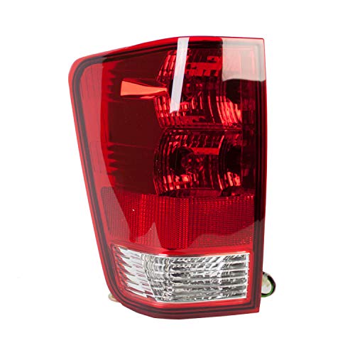 New Left Driver Side Tail Light Lens And Housing For 2004-2015 Nissan Titan, LE Model, SE and 2008-2011 PRO-4X Models With Utility Bed NI2818112 265597S216