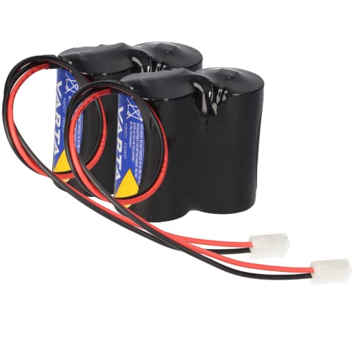 Ersatzbatterie kompatibel ABUS Security-Center für 2WAY-Funksirene 2x2er Set FU2986 FU8220 FU8222 FUSG50000