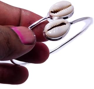 Cowrie Shell bangle, cuff bangle, 925 sterling silver bangle, Southwestern bangle, Gift For Her/Him, Tennis Bracelet, boho style, Unique Jewelry, Victorian Jewelry, Bohemian Bracelet