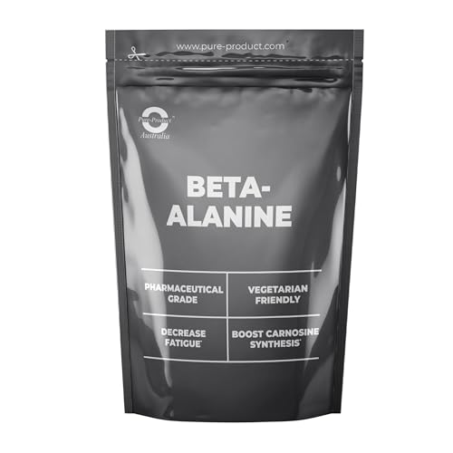 Pure Product Australia ? Pharmaceutical Grade Beta Alanine Powder (500g) ? Unflavored Pre-Workout Amino Acid