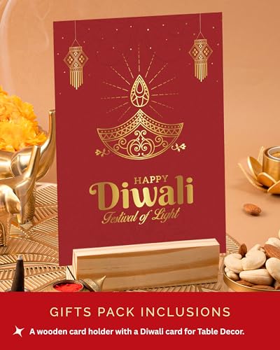 Image of Hyperfoods Bhai Dooj Tikka For Brother Dry Fruits Gift Hamper Dry Fruit Gift Box Chocolates Gift Pack Combo Dry Fruits Combo Pack Bhai Dooj Gift Set For Brother Gift Hamper Box